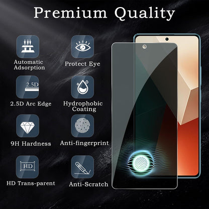 Xiaomi Redmi Note 13 Sichtschutz Panzerfolie HD 9H Anti-Spy