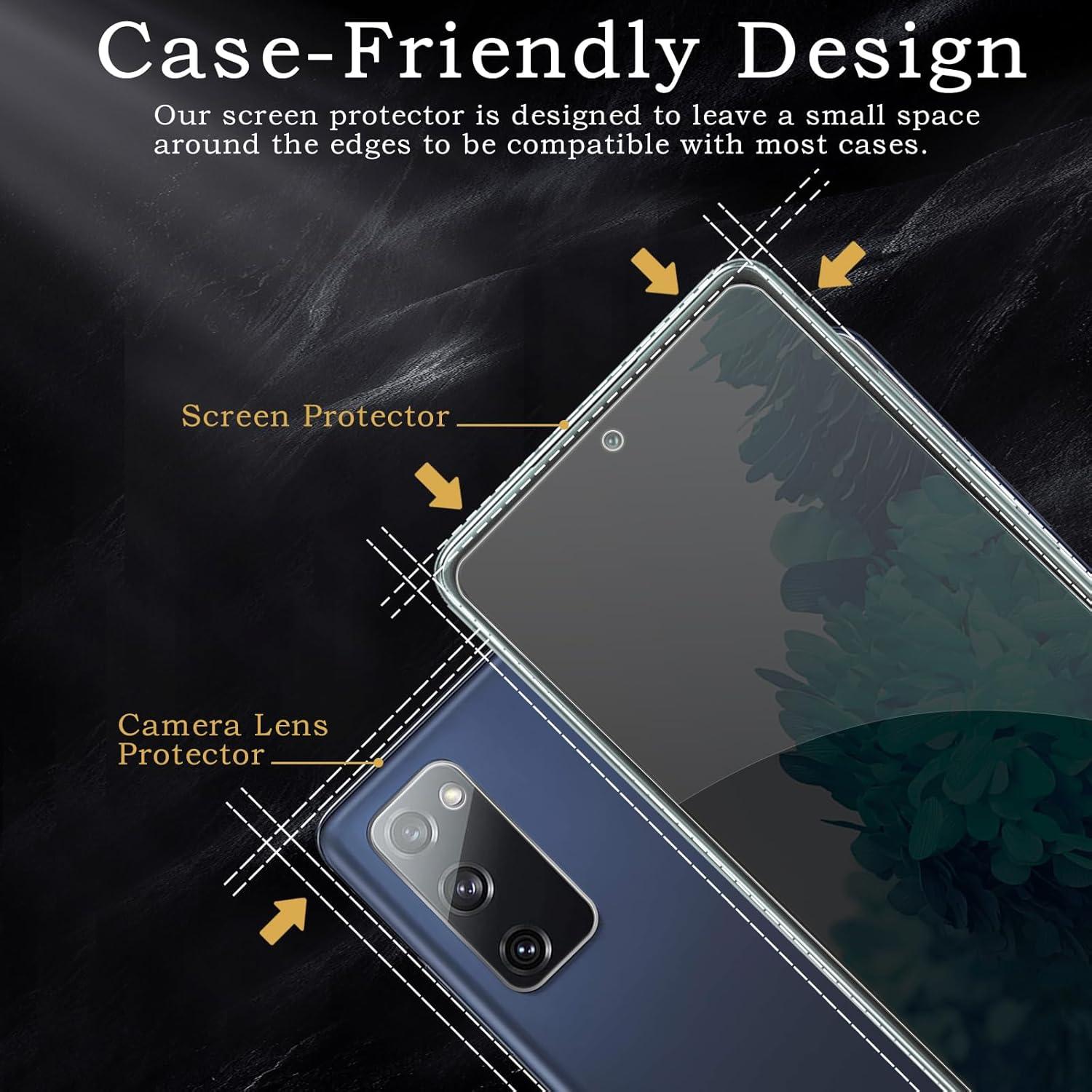 Sichtschutz Samsung Galaxy S20 FE Kameraschutz 2 Stk. Anti-Spy HD 9H Härte