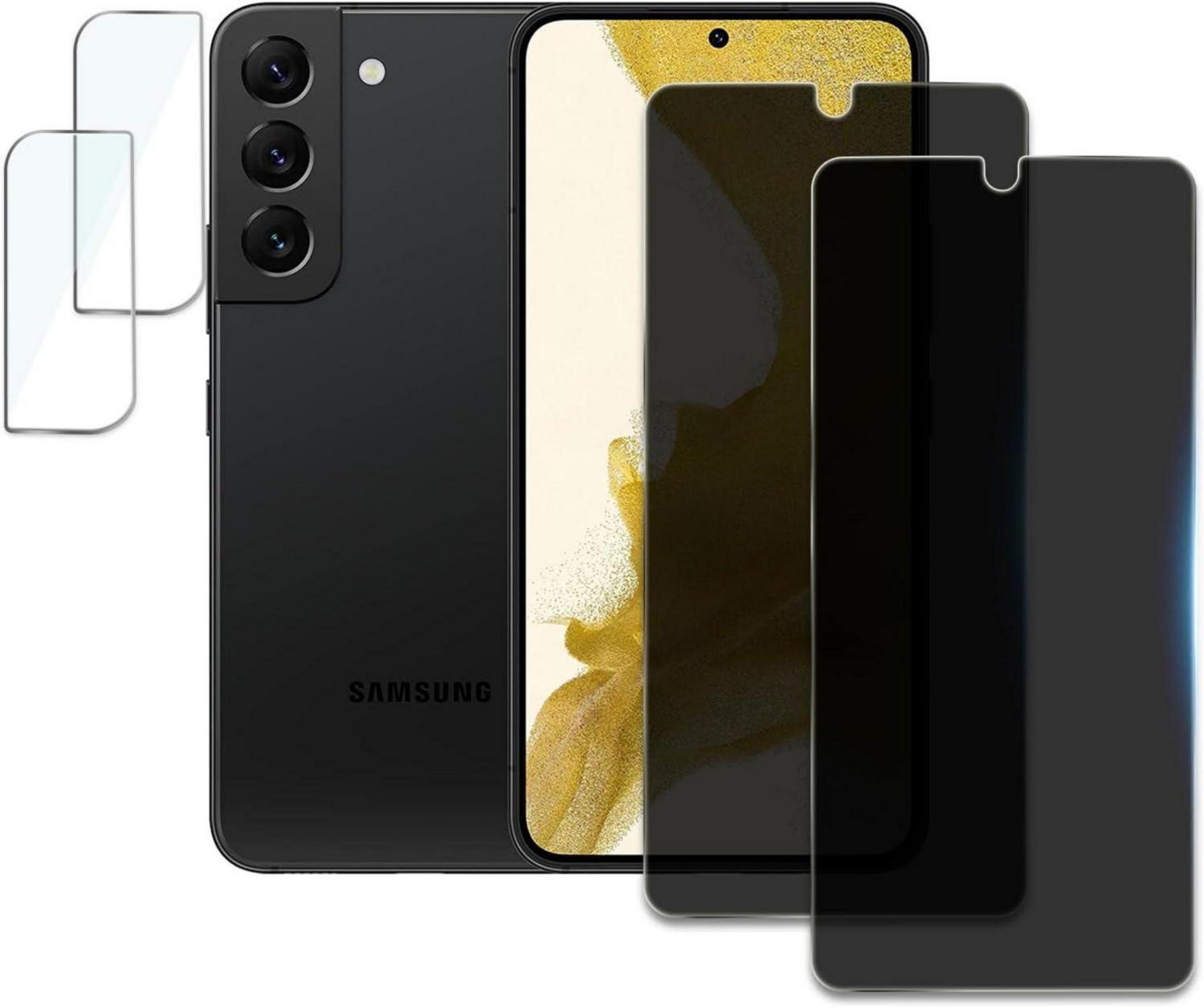 Sichtschutz Samsung Galaxy S22 Plus Kameraschutz Anti-Spy Glas Folie