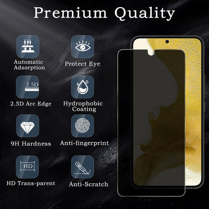 Sichtschutz Samsung Galaxy S22 Plus + Kameraschutz HD