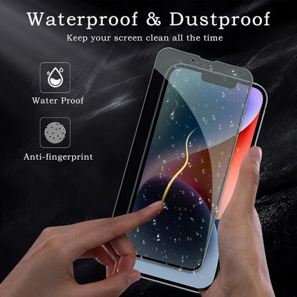 2er Pack iPhone 14 Plus Sichtschutz und Kameraschutzfolie - Anti-Spy Panzerglasfolie, HD Blickschutz, Fingerabdruckresistent, 9H Härte