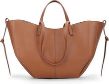 Damen Tote Bag Große Umhängetasche PU Leder Shopper Tragetasche