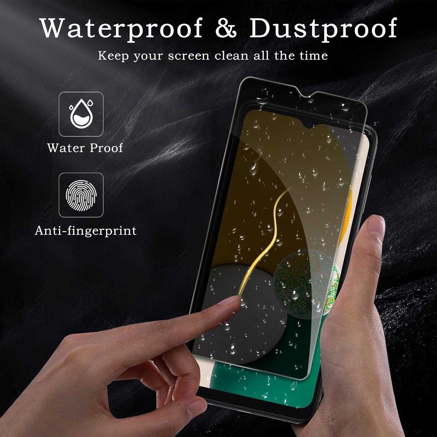 Sichtschutz Samsung Galaxy A13 Kameraschutz 2er Set Panzerfolie 9H Anti-Spy
