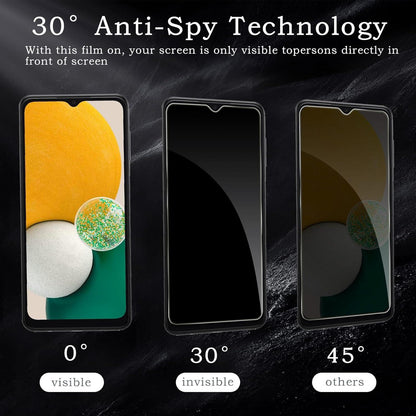 Sichtschutz Samsung Galaxy A13 Kameraschutz 2er Set Panzerfolie 9H Anti-Spy