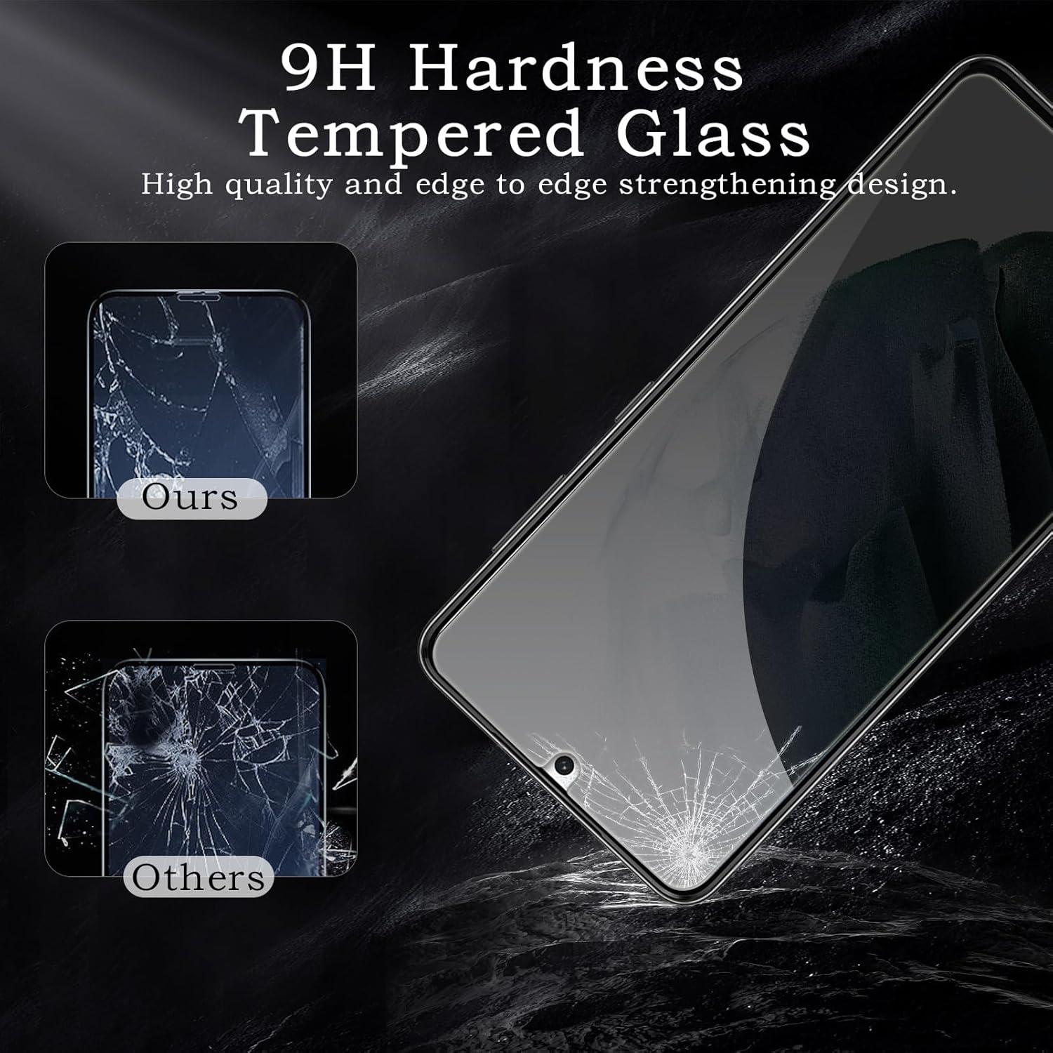 2er Pack Samsung Galaxy S21 Sichtschutzfolie 9H Härte