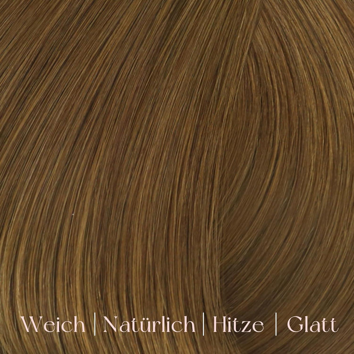 Clip-In Haarverlängerung Echthaar Braun 45cm – 120g