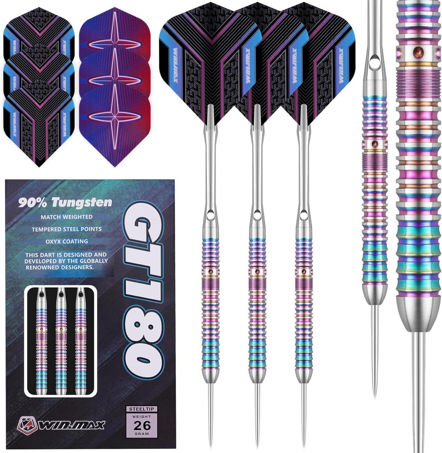 Dartpfeile 90% Tungsten 3 Stück 16-28g Metallspitze Wolfram Stahl