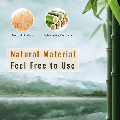 Rückenbürste Dusche Holz Langgriff Naturborsten Peeling Massage