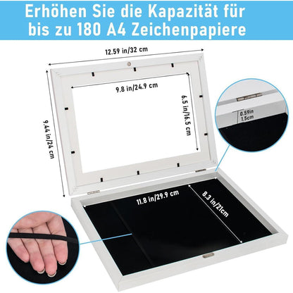 Kodilin A4 Bilderrahmen Kinderzeichnungen Pink 1pc
