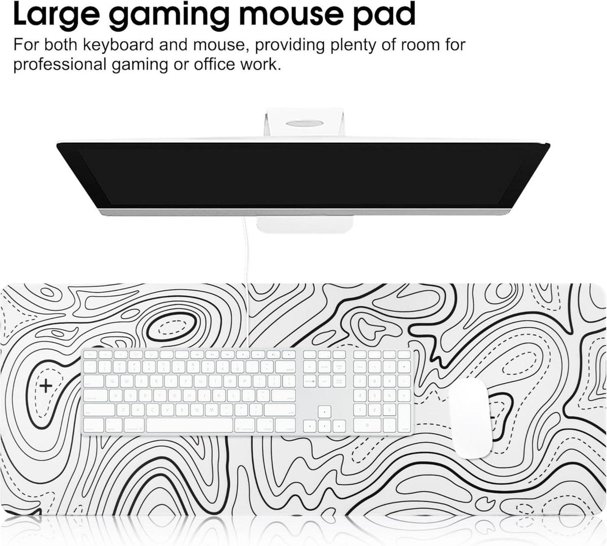 HoYiXi Mauspad XXL 600x300x3mm Gaming Mausmatte Anti Rutsch