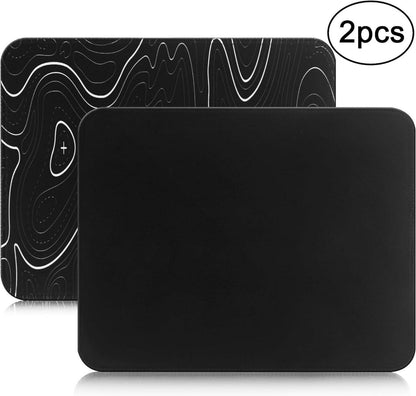 HoYiXi Mauspad 2er Pack wasserdicht 270x210x3mm vernähte