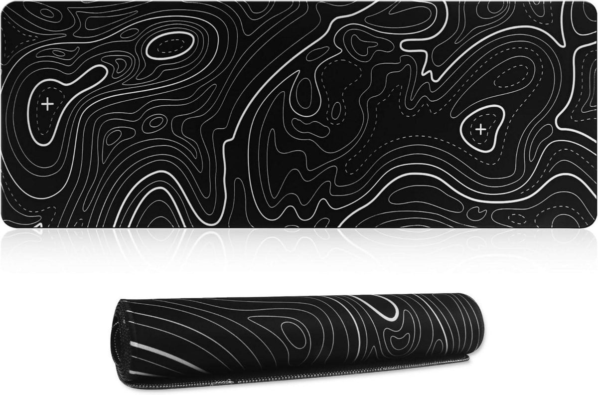 Gaming Mauspad XXL 600 x 300 x 3 mm Anti Rutsch Schwarz