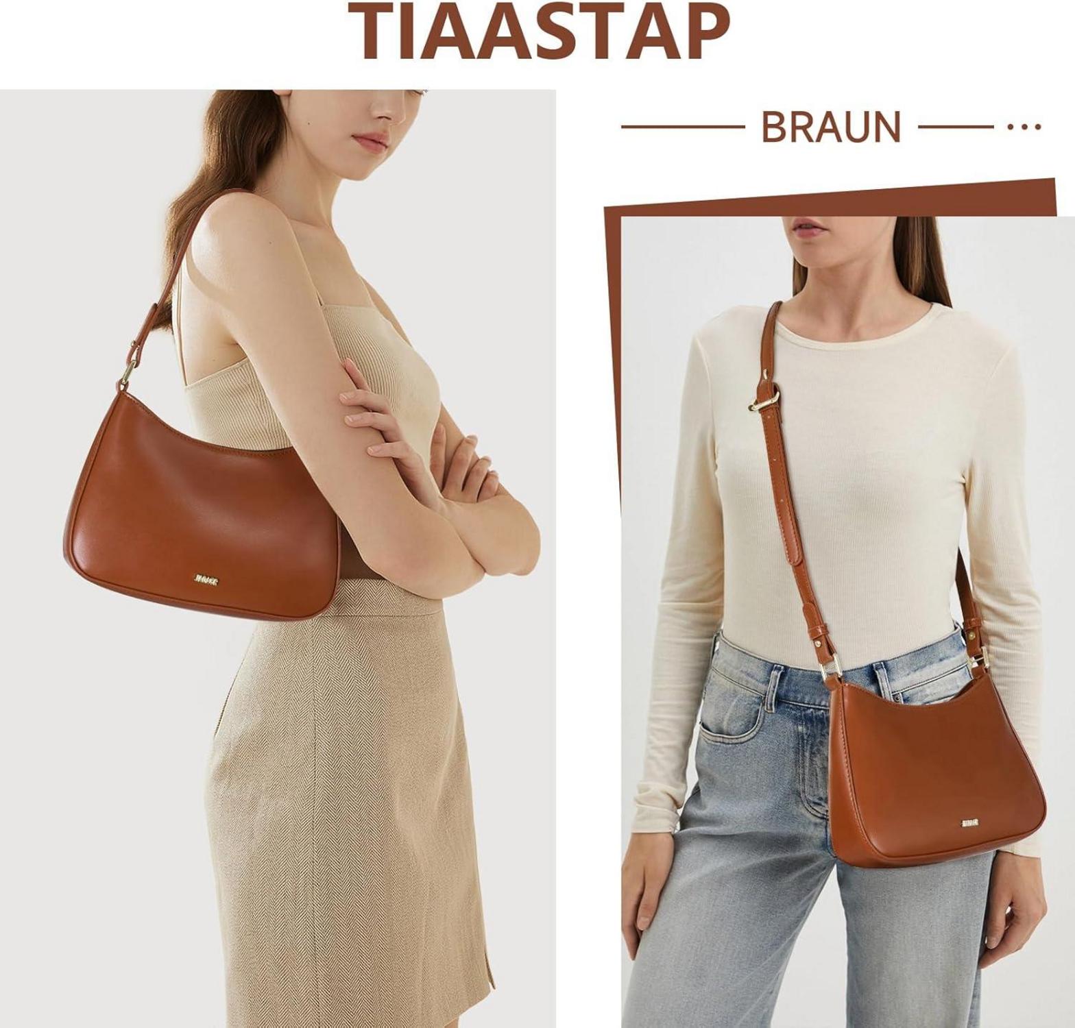 Damen Handtasche klein PU Leder Umhängetasche Y2K