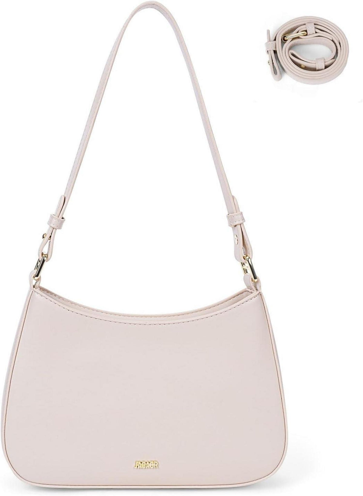 Elegante Damen Handtasche Hobo Bag Y2K Schultertasche Beige