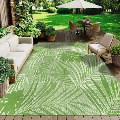 Outdoor Teppich Kunststoff Wetterfest Gartenteppich Balkon Camping