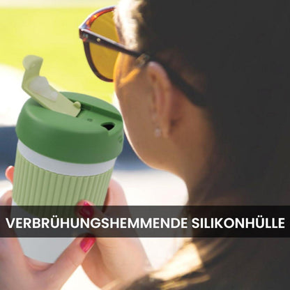 Thermobecher 350ML Isolierbecher Edelstahl Kaffeebecher to Go Travel