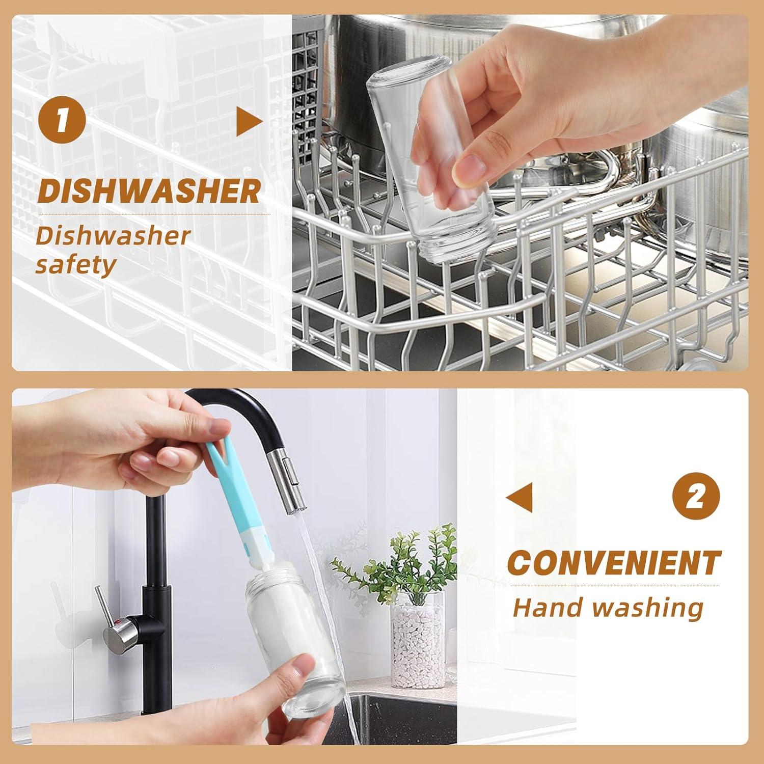 Gewürzgläser Set 24-tlg. 120ML Luftdicht mit Bambusdeckel