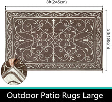 Famibay Outdoor Teppich Kunststoff Wetterfest Terrasse