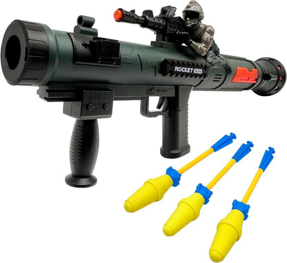 Toy Rocket Launcher mit Light Up, Sound, Vibration & LED-Effekten
