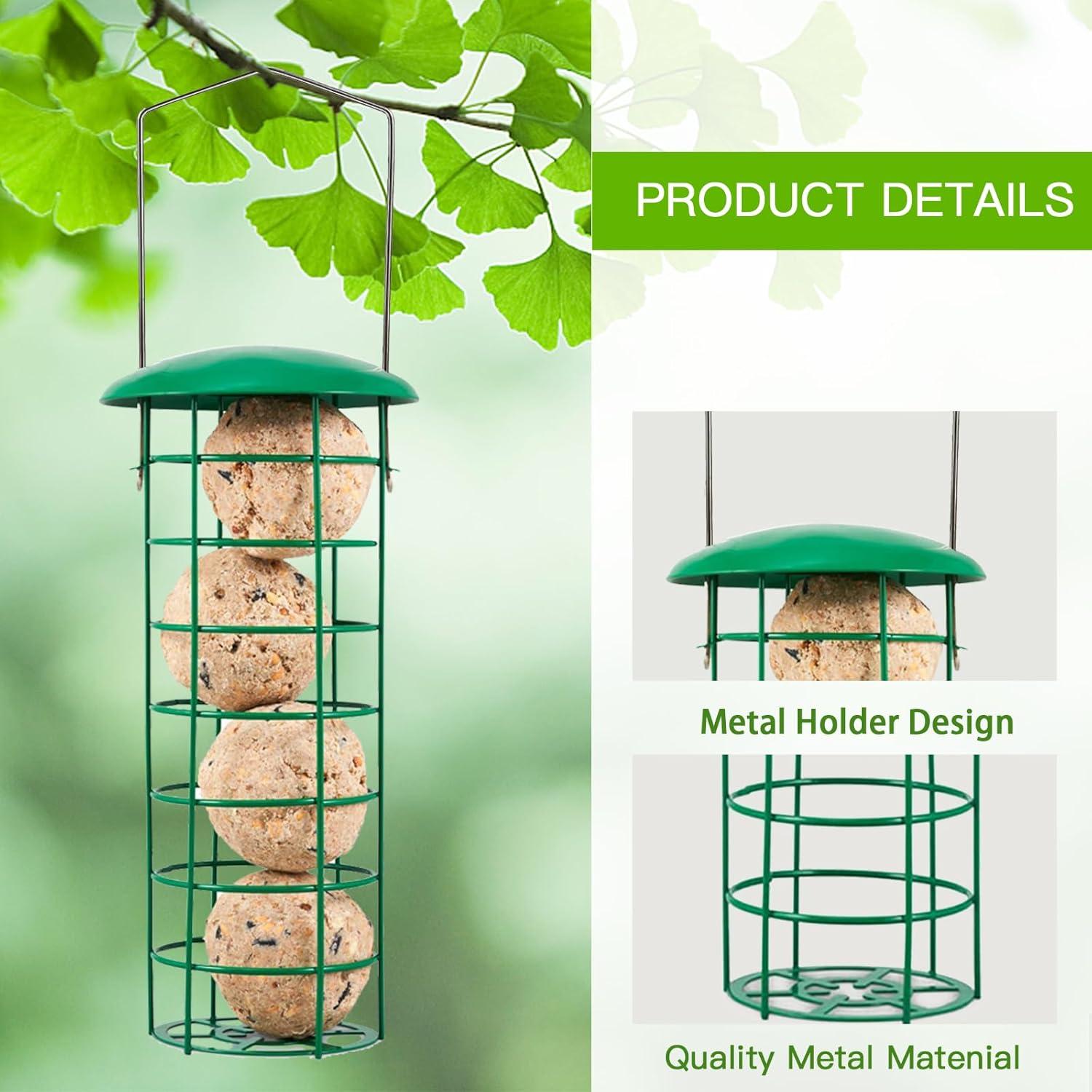 Vogelfutterspender 29.5cm Metal Iron für Wildvögel
