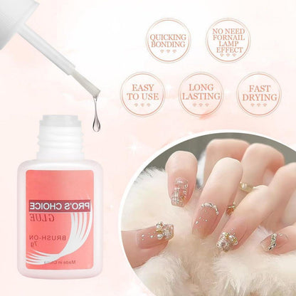 3x Nagelkleber Extra Stark – Für Kunstnägel, Tips & Strasssteine