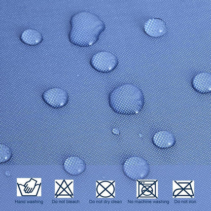 Extra breiter Furlinic Duschvorhang Hellmarineblau 275x180cm