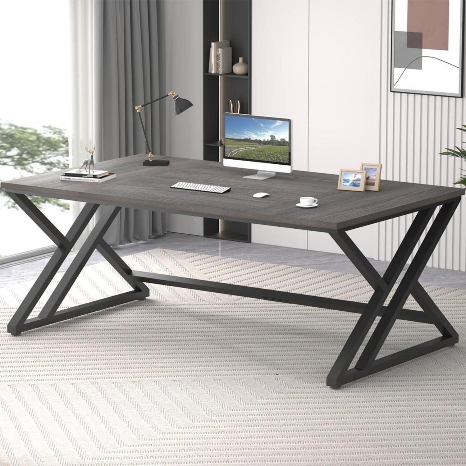 Rustikaler Schreibtisch LVB Computer
