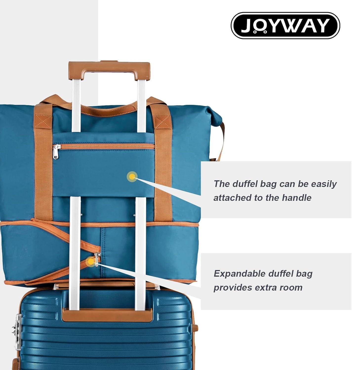 Joyway ABS Hartschalen Kofferset TSA-Schloss 4 Rollen 3tlg