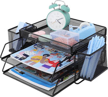 Briefablage mit 2 Ebenen für Bürotisch - Schreibtisch-Organizer