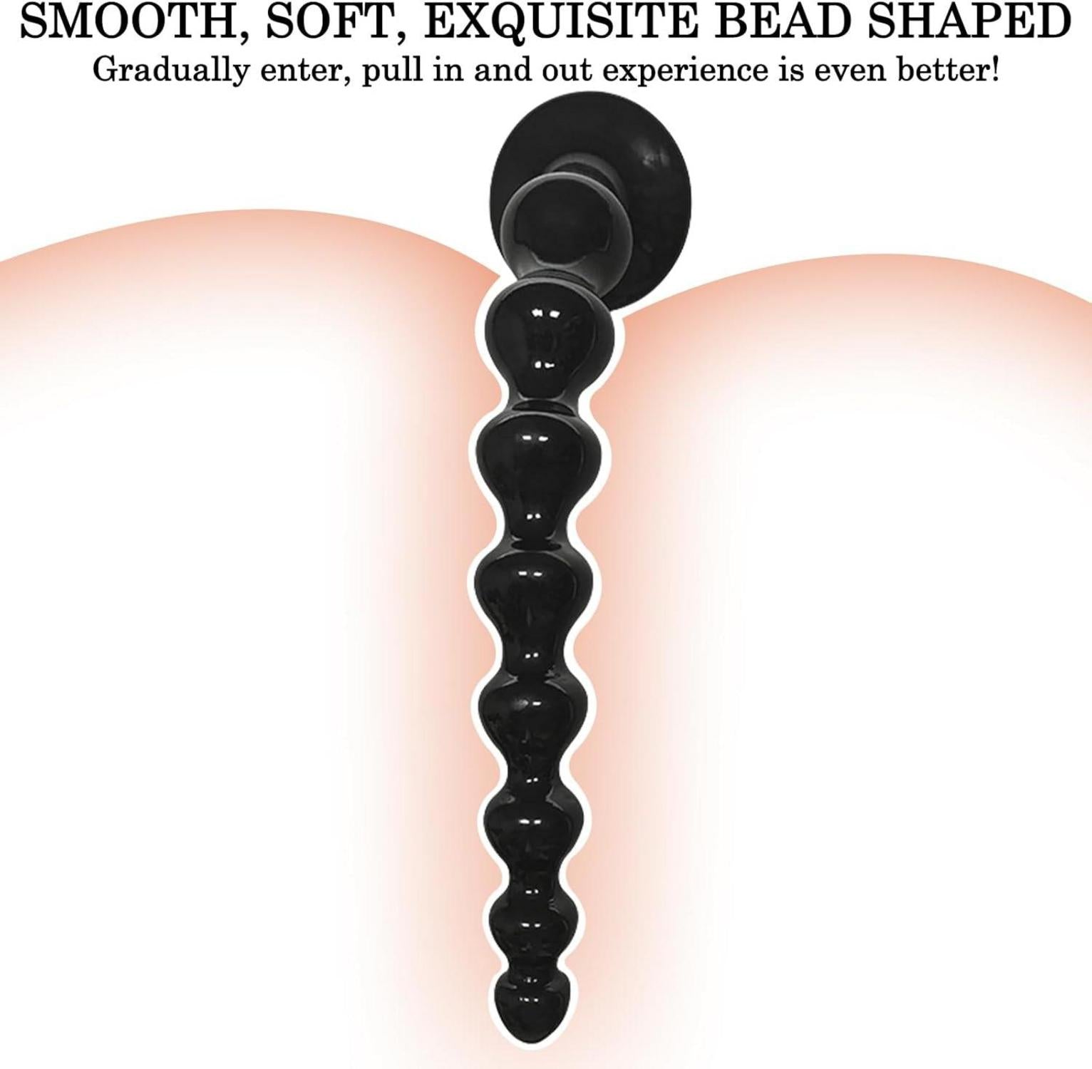 Analkette mit 8 Anal Beads aus medizinischem Silikon