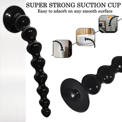 Analkugeln Analkette Silikon Anal Beads Dildo Saugnapf Analplug 250mm