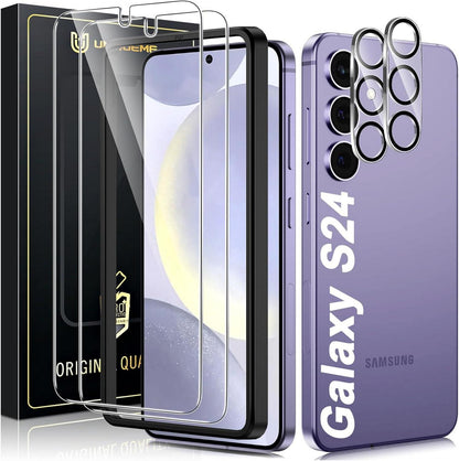 Schutzfolie Samsung Galaxy S24 Panzer Schutz Glas 4er Set