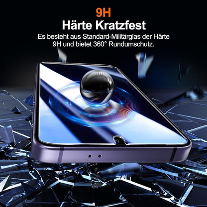 Samsung Galaxy S24 Schutzfolie 4er Set: Panzerglas Displayschutz & Kameraschutz