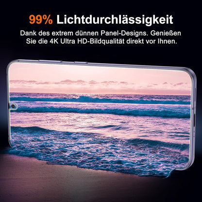 4 Stück Schutzfolie Samsung Galaxy S24 Panzer Schutzglas 9H