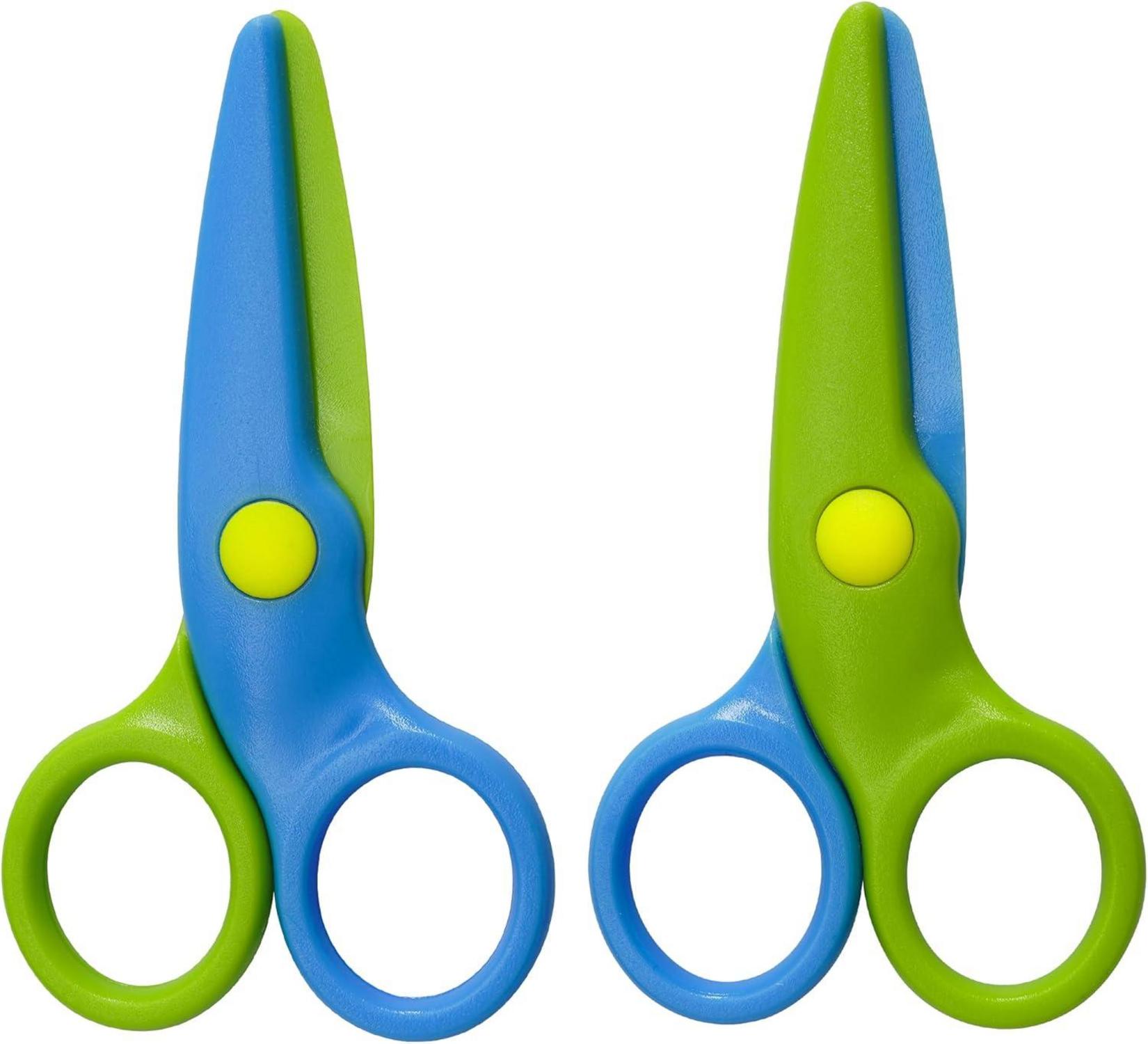 Sicherheitsschere für Kinder 10,7cm Vorschulbastelschere 2er Set