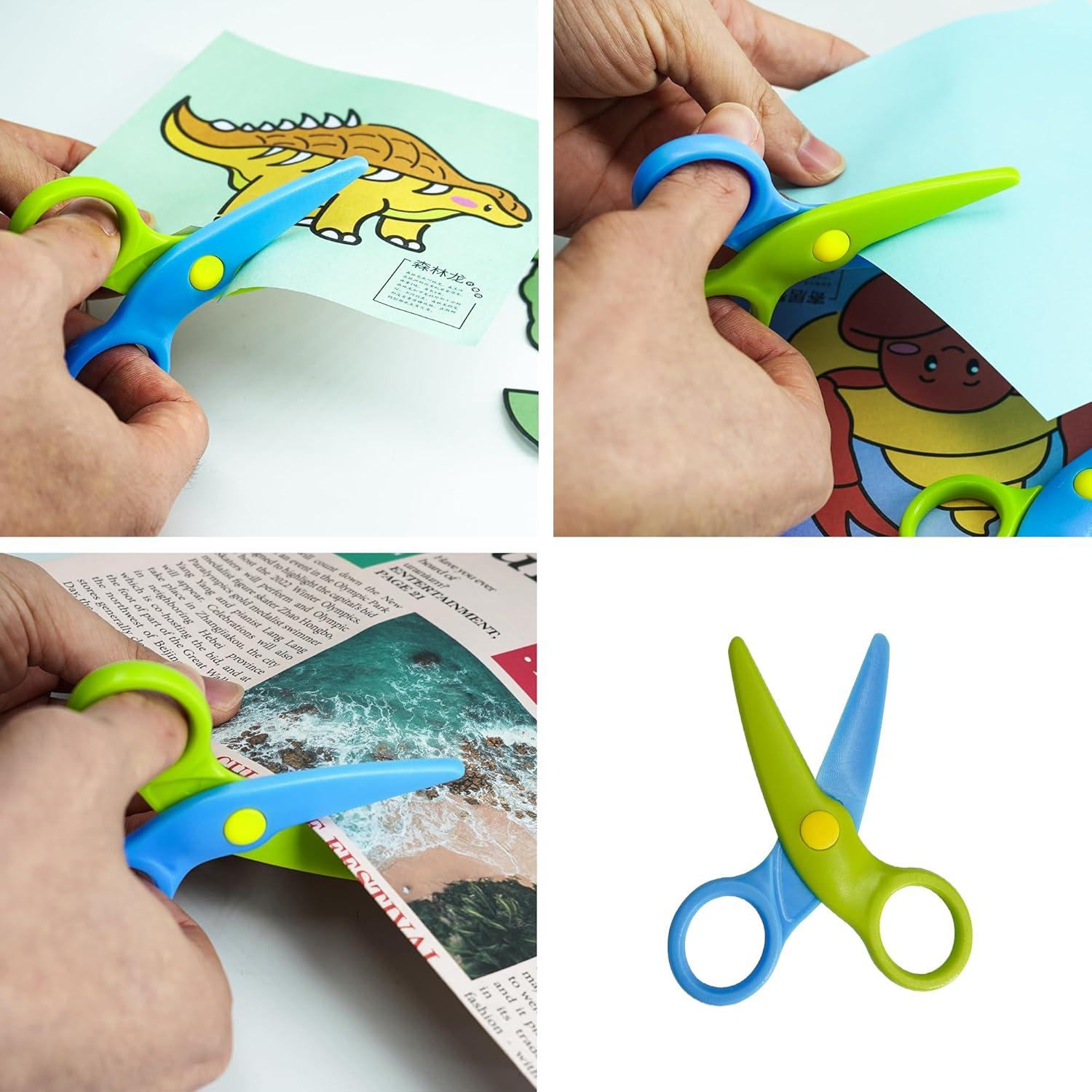 CCR Kinder Sicherheitsschere 10,7cm 2er Set Vorschul DIY Bastelschere