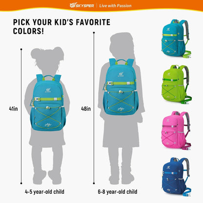 Kinderrucksack Wanderrucksack Kinder 15L Blau Outdoor Schulrucksack