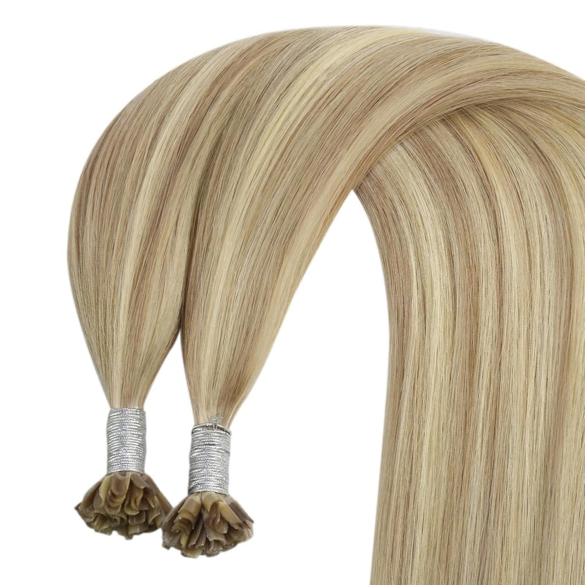 Echthaar Bondings Blond Highlights - 50g Remy Haarverlängerung