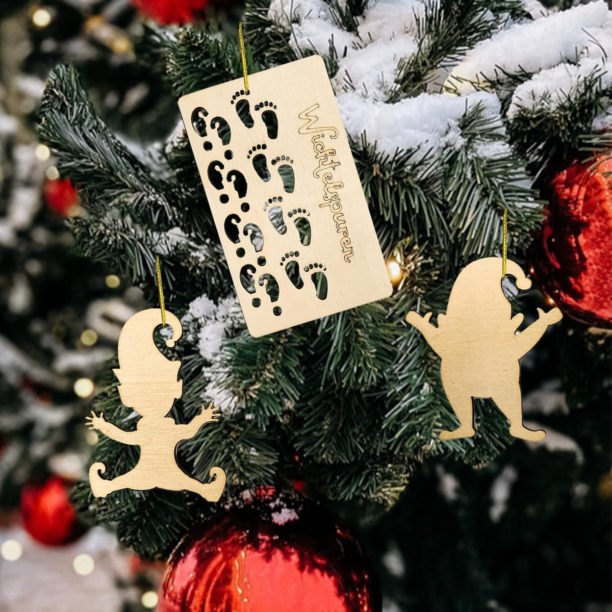 Wichtel Zubehör für Weihnachten: Gnom-Schablonen-Set