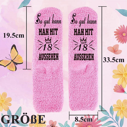 Kuschelsocken Damen Cupcake Geschenkideen Lustige Socken