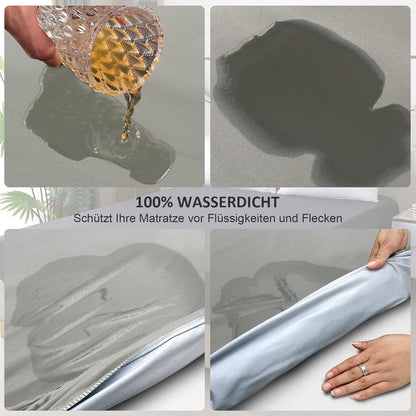 Wasserdichter Matratzenschoner 180x200cm atmungsaktives Spannbettlaken