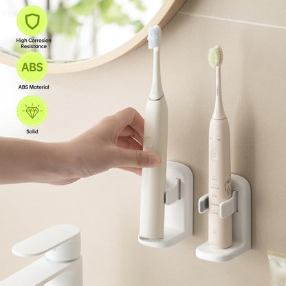 Elektrischer Zahnbürstenhalter 2er Set, Wandbefestigung ohne Bohren, für elektrische Zahnbürsten