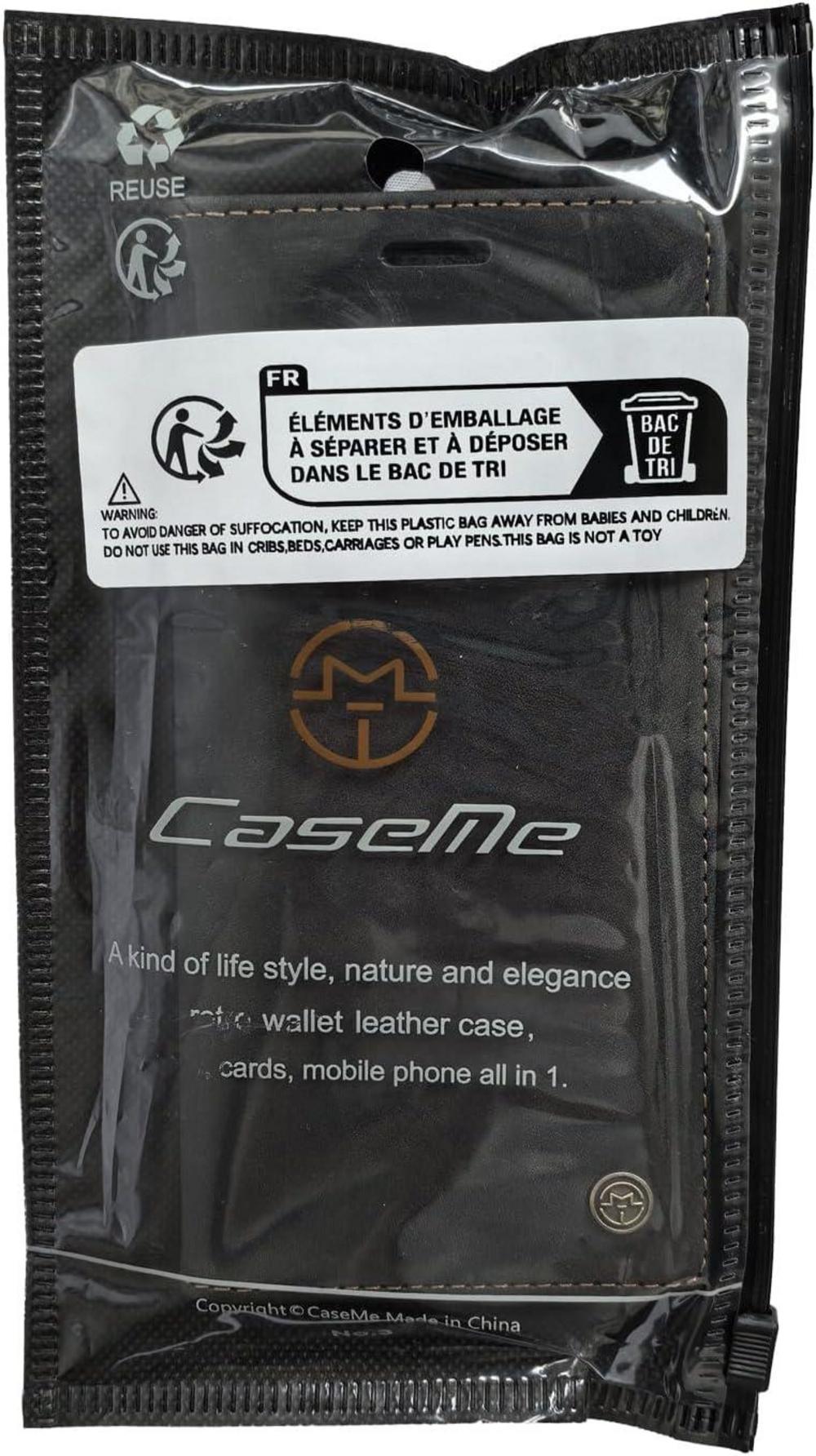 Samsung Galaxy S24 Ultra 5G Hülle Schwarz PU Leder Klapphülle Magnet Standfunktion