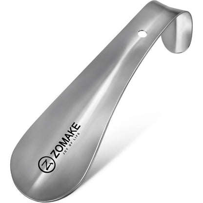 ZOMAKE Mini Schuhlöffel aus Edelstahl 15cm Silber