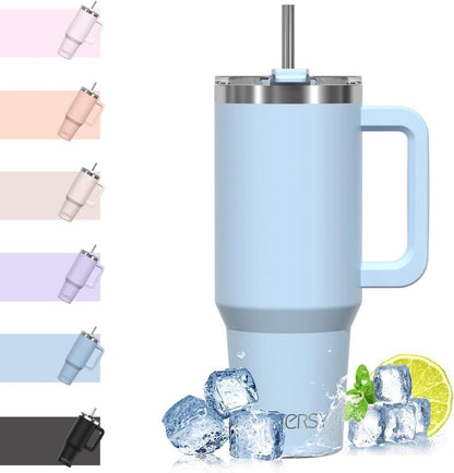 Isolierter Kaffeebecher to Go 40oz Vakuum Thermo Trinkbecher Blau