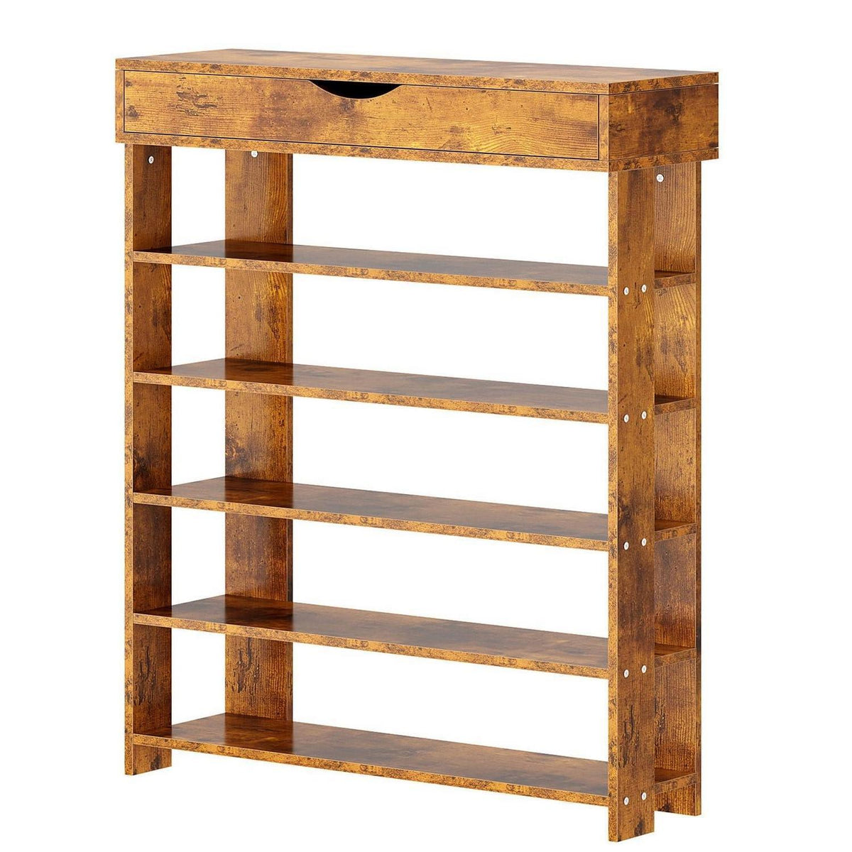 Holz Schuhregal 5 Ebenen – Schuhschrank für 20 Paar Schuhe