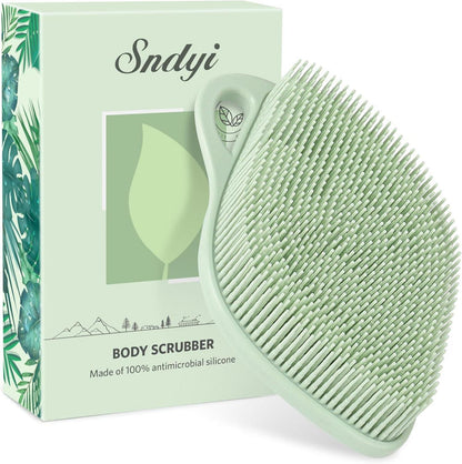 Silikon Body Scrubber für empfindliche Haut, Tannen Grün