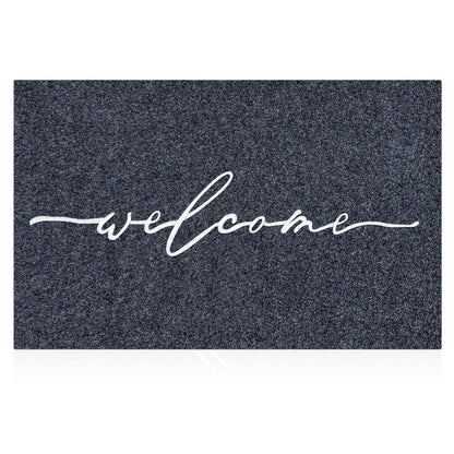 Fußmatte Grau 70x45 cm – Anti-Rutsch & Schmutzabsorbierend