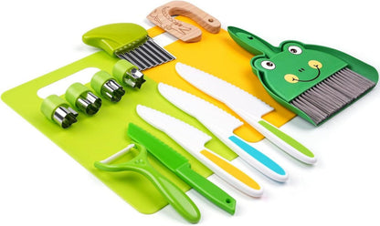 Montessori Kindermesser Set | 14-teiliges Sicherheitsmesser