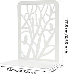 Qualsen Bücherstütze Metall Buchstützen Bookends Regal